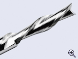 F225: Frser, Zweischneider, Linksdrall (downcut) zum Frsen von Kunststoffen, Aluminium und Holzwerkstoffen